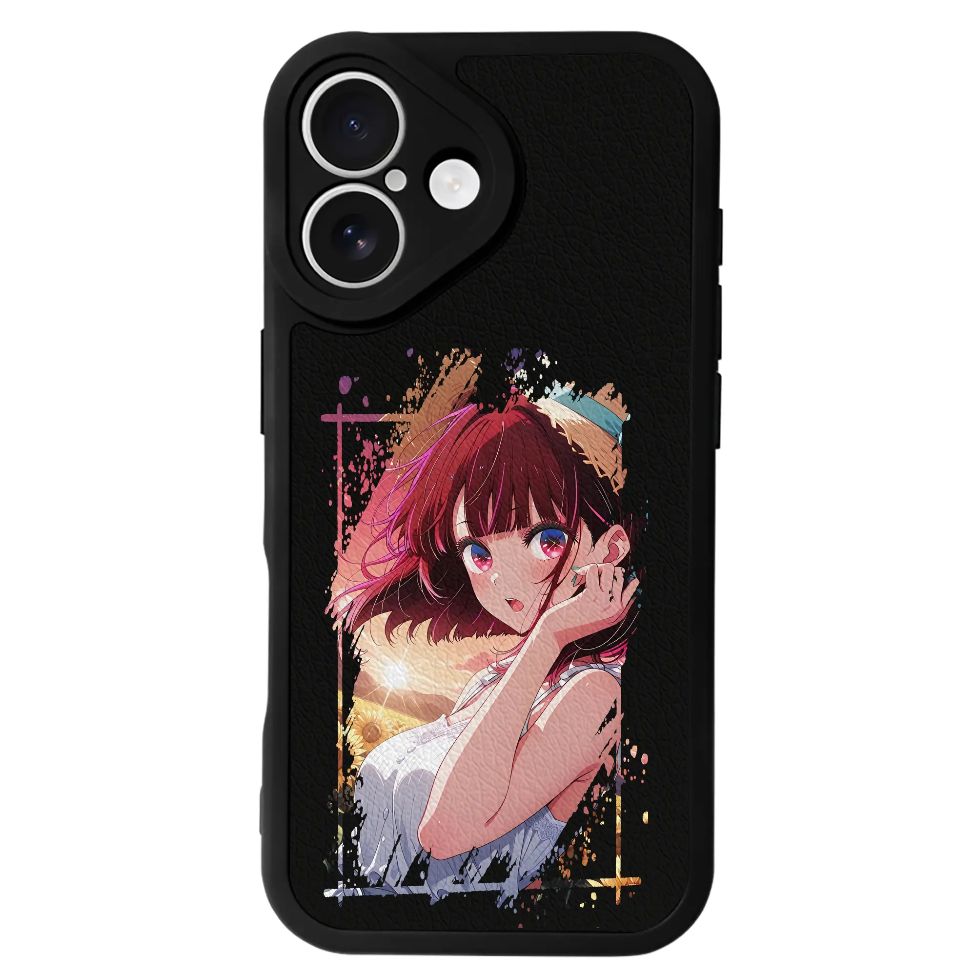 推しの子 グッズ,有馬かな - IPhone 16シリーズ対応 ・ シリコンスマホケース ・ レザー調 ・ 高精度フィット ・ 耐衝撃 ・ ワイヤレス充電対応 ・ 精密カット